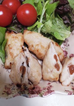 鶏ササミの梅しそ巻き～♡-レシピのメイン写真