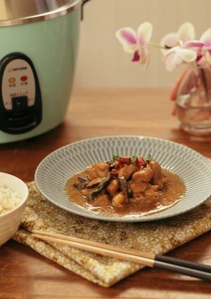 ＼大同電鍋レシピ／鶏もも肉の味噌蒸し-レシピのメイン写真