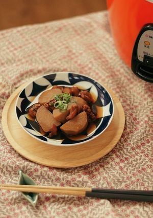 ＼大同電鍋レシピ／里芋とタコの煮物-レシピのメイン写真