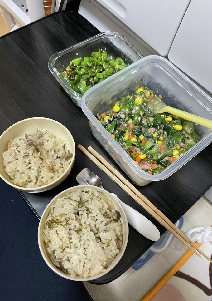 しめじと舞茸の炊き込みご飯 〜幼児食〜-レシピのメイン写真