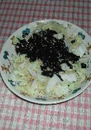 白菜のレンジ蒸しサラダ-レシピのメイン写真