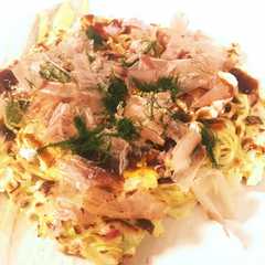 รูปของ 米粉で作る大阪のおばちゃんモダン焼き
