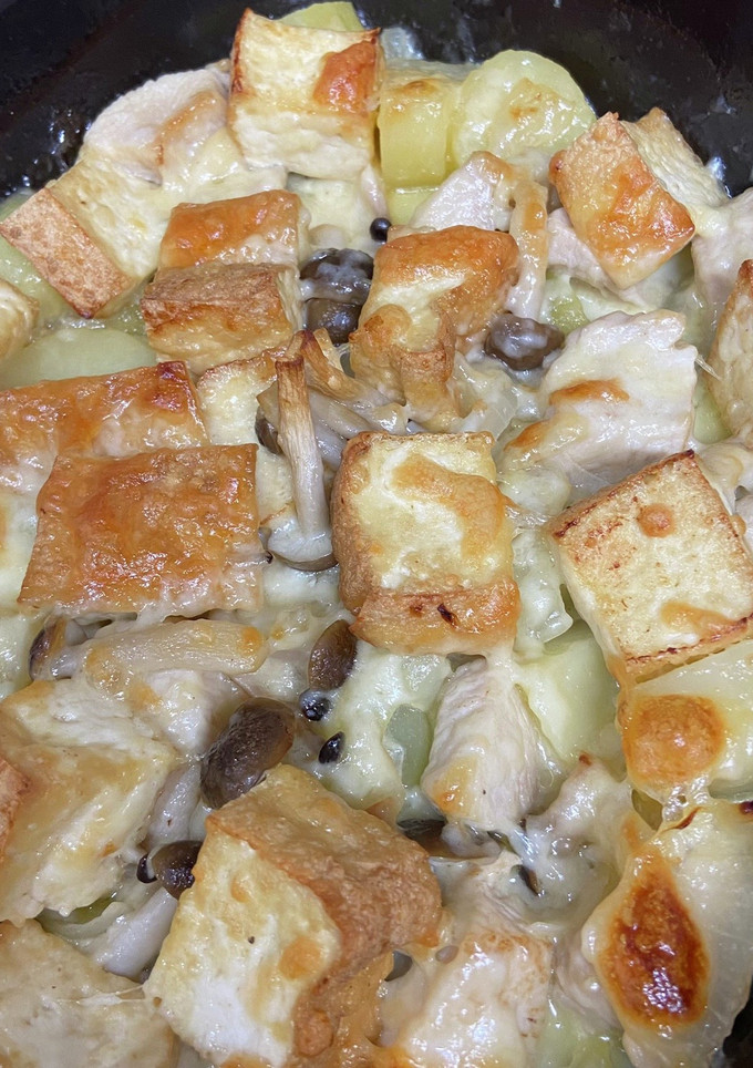 鶏むね肉と厚揚げのグラタン-レシピのメイン写真