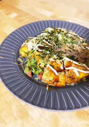 糖質制限にもなる何ちゃってお好み焼き-レシピのメイン写真