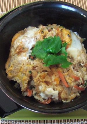天かすで★なんちゃって天とじ丼-レシピのメイン写真