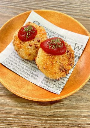 低タンパク/チーズとろけるライスコロッケ-レシピのメイン写真