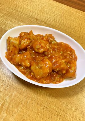 旨辛い！鶏むね肉を使ったトリチリ-レシピのメイン写真