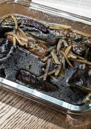 簡単作り置き！揚げない茄子の煮浸し-レシピのメイン写真