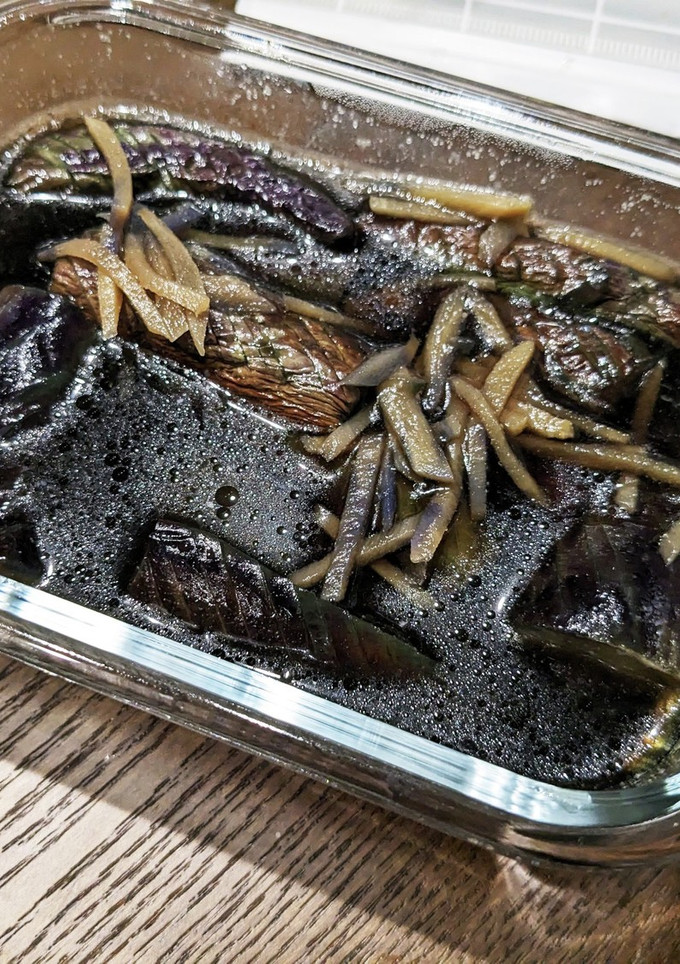 簡単作り置き！揚げない茄子の煮浸し-レシピのメイン写真