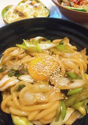 節約簡単!すき焼き風うどん-レシピのメイン写真