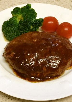 ハンバーグ-レシピのメイン写真