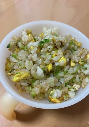 幼児食！パパッとレタスチャーハン-レシピのメイン写真