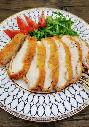 簡単☆極厚しっとりチキンカツ-レシピのメイン写真
