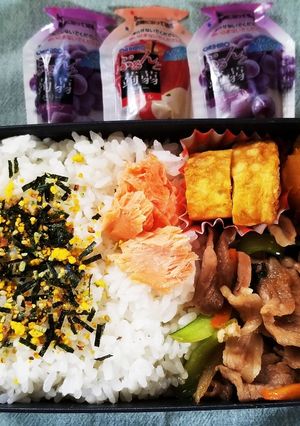 野菜炒め弁当(3.15)-レシピのメイン写真