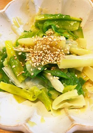うるいのゆず味噌・からし酢味噌あえ-レシピのメイン写真