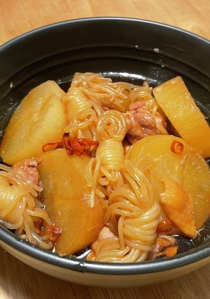 鶏肉と大根のピリ辛煮-レシピのメイン写真