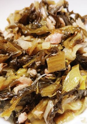 大根の葉とネギの炒め煮-レシピのメイン写真