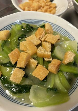 青梗菜のあんかけ-レシピのメイン写真