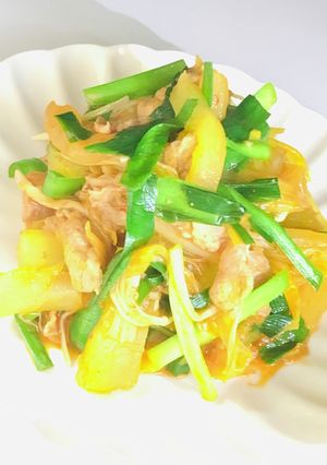 時短簡単！白菜たっぷり豚肉のキムチ味炒め-レシピのメイン写真