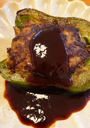 沖縄産BIGサイズピーマンの肉詰め-レシピのメイン写真
