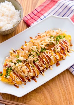 豚キャベもやしのとん平焼き-レシピのメイン写真