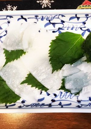 釣れたてアオリイカのお刺身-レシピのメイン写真