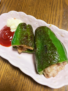 副菜★ピーマンのツナ詰め焼き-レシピのメイン写真