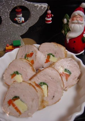 クリスマスに☆ロールチキン-レシピのメイン写真