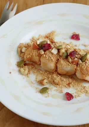 レンジで米粉おやつ。シアッインジョルミ-レシピのメイン写真