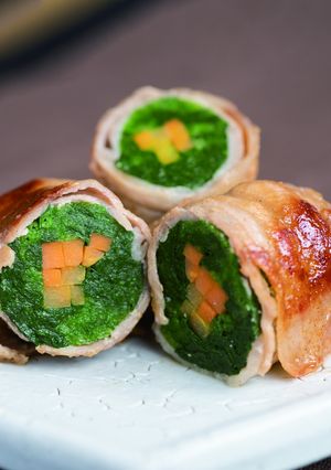 ホウレンソウの肉巻き焼き-レシピのメイン写真