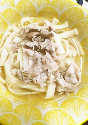簡単にできる　肉うどん-レシピのメイン写真