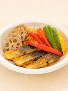 サバと加賀れんこんのカレー風パエリア-レシピのメイン写真
