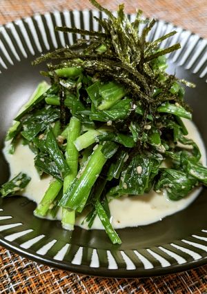 無限に食べたい！ニラの胡麻マヨ和え-レシピのメイン写真