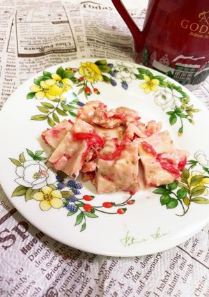 紅生姜消費 紅白ホワイトチョコ-レシピのメイン写真