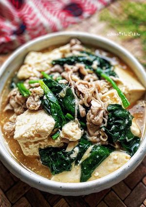 節約おかず♪豆腐とほうれん草の八宝菜風-レシピのメイン写真
