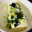 余ったおひたしで☆チョレギ風冷奴