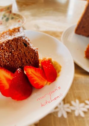 超しっとり濃厚チョコシフォンケーキ-レシピのメイン写真