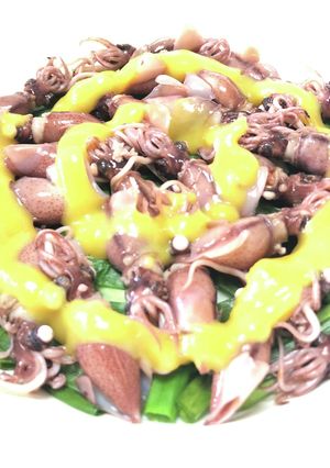 ホタルイカとわけぎの酢味噌和えダイエット-レシピのメイン写真