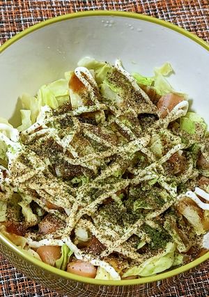 お好み焼き風!子供も喜ぶ春キャベツ蒸し-レシピのメイン写真