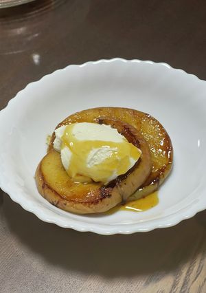 焼きりんごのギリシャヨーグルト添え♪-レシピのメイン写真