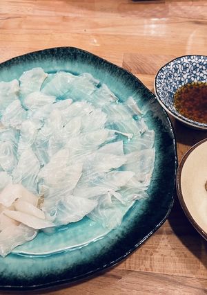 釣ってきたウマヅラハギの肝刺し-レシピのメイン写真