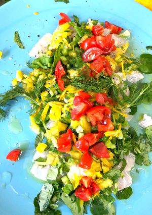 ハーブ香るお野菜たっぷりカルパッチョ-レシピのメイン写真