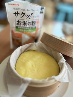 米粉を使って蒸しパン作り-レシピのメイン写真