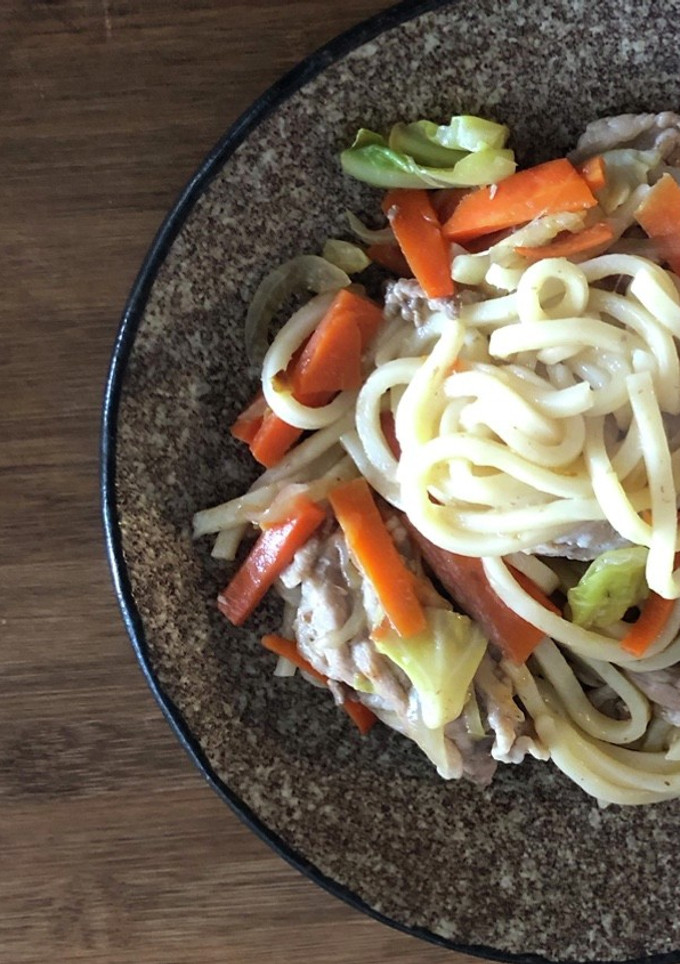 冷凍うどんで簡単焼きうどん【10分】-レシピのメイン写真