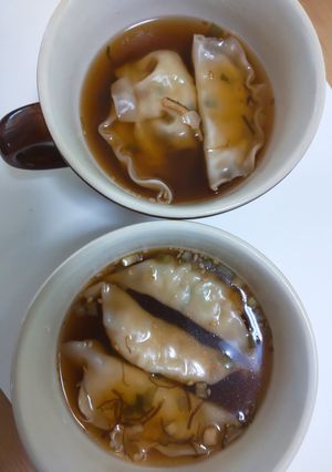 もずくスープ餃子-レシピのメイン写真