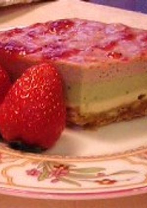 ひなまつり　簡単♪　低カロ　チーズケーキ-レシピのメイン写真