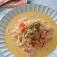 ダイエット版!エビのトマトクリームパスタ