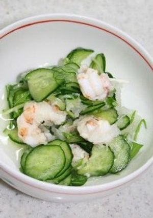 えびときゅうりのおろし酢和え-レシピのメイン写真
