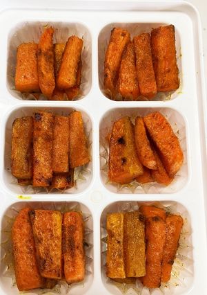 お弁当、副菜に人参のカレー塩炒め-レシピのメイン写真