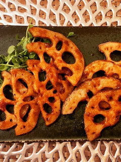 焼き肉のタレだけ♪れんこんステーキ風-レシピのメイン写真
